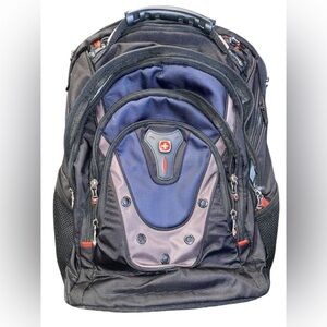 SwissGear Black & Navy Laptop Backpack